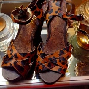 Leopard Sam Edelman wedges